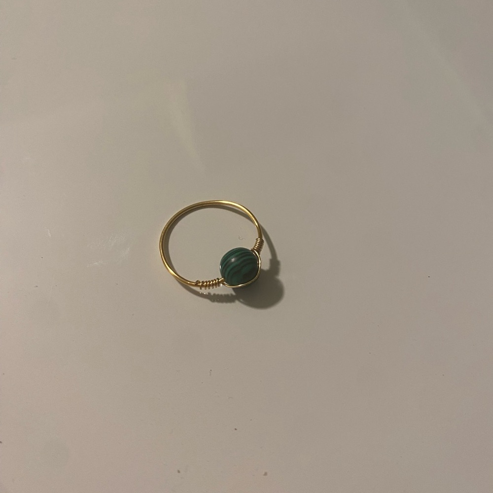 Gold and Green Ring